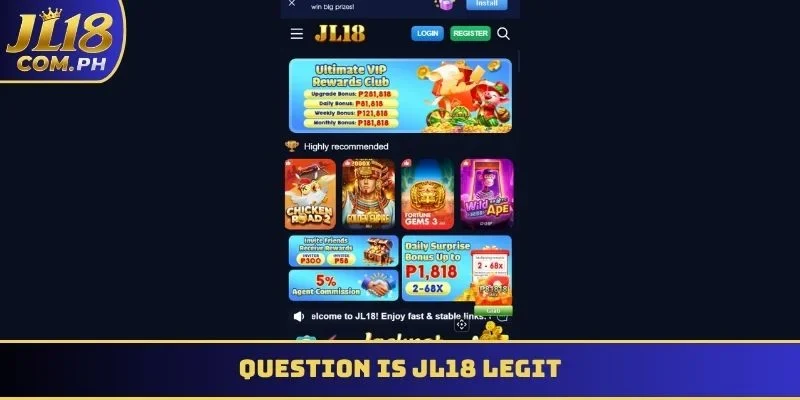 question - is JL18 legit?